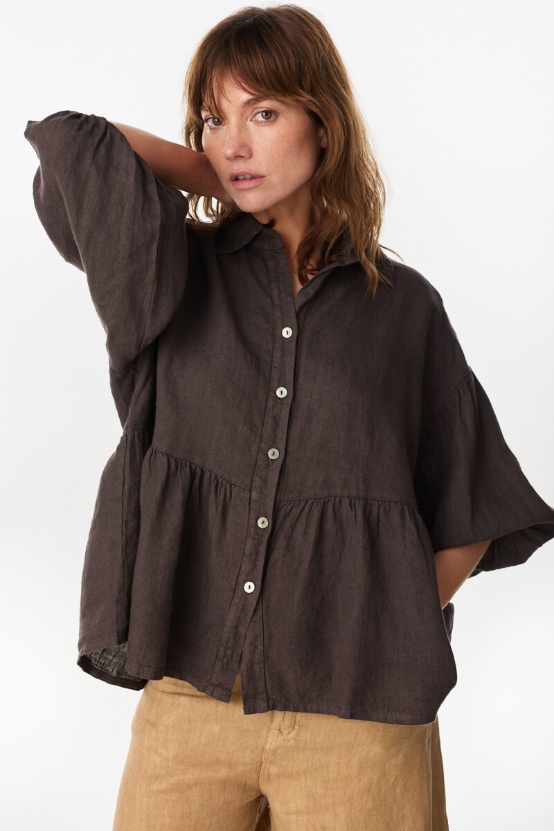 Camisa Duna Chocolate