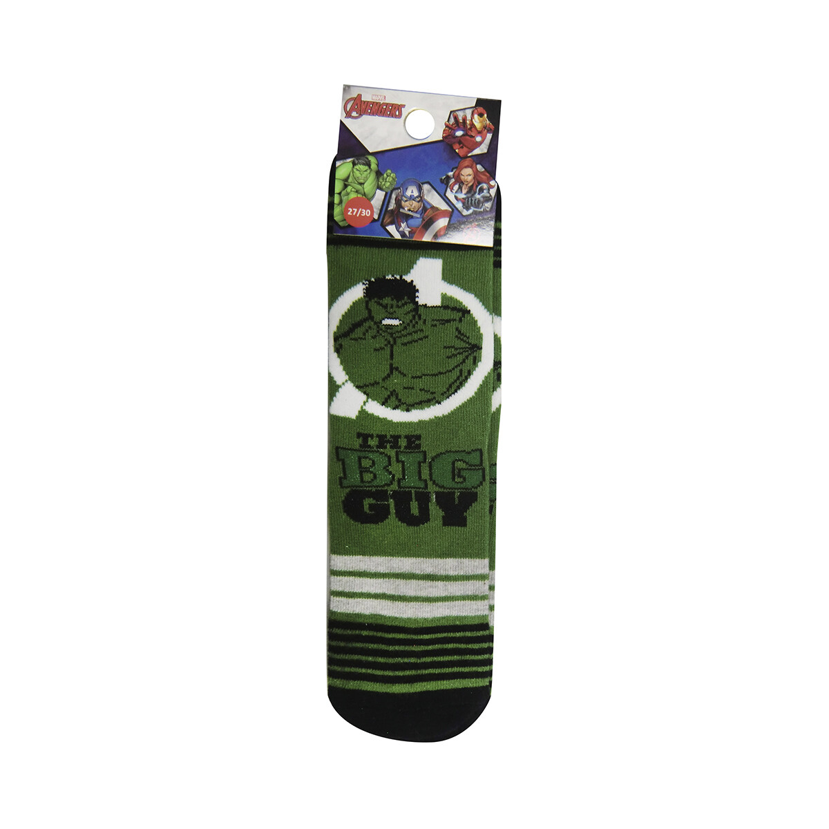 Medias Infantiles Oficial Talle 19/30 - Hulk 