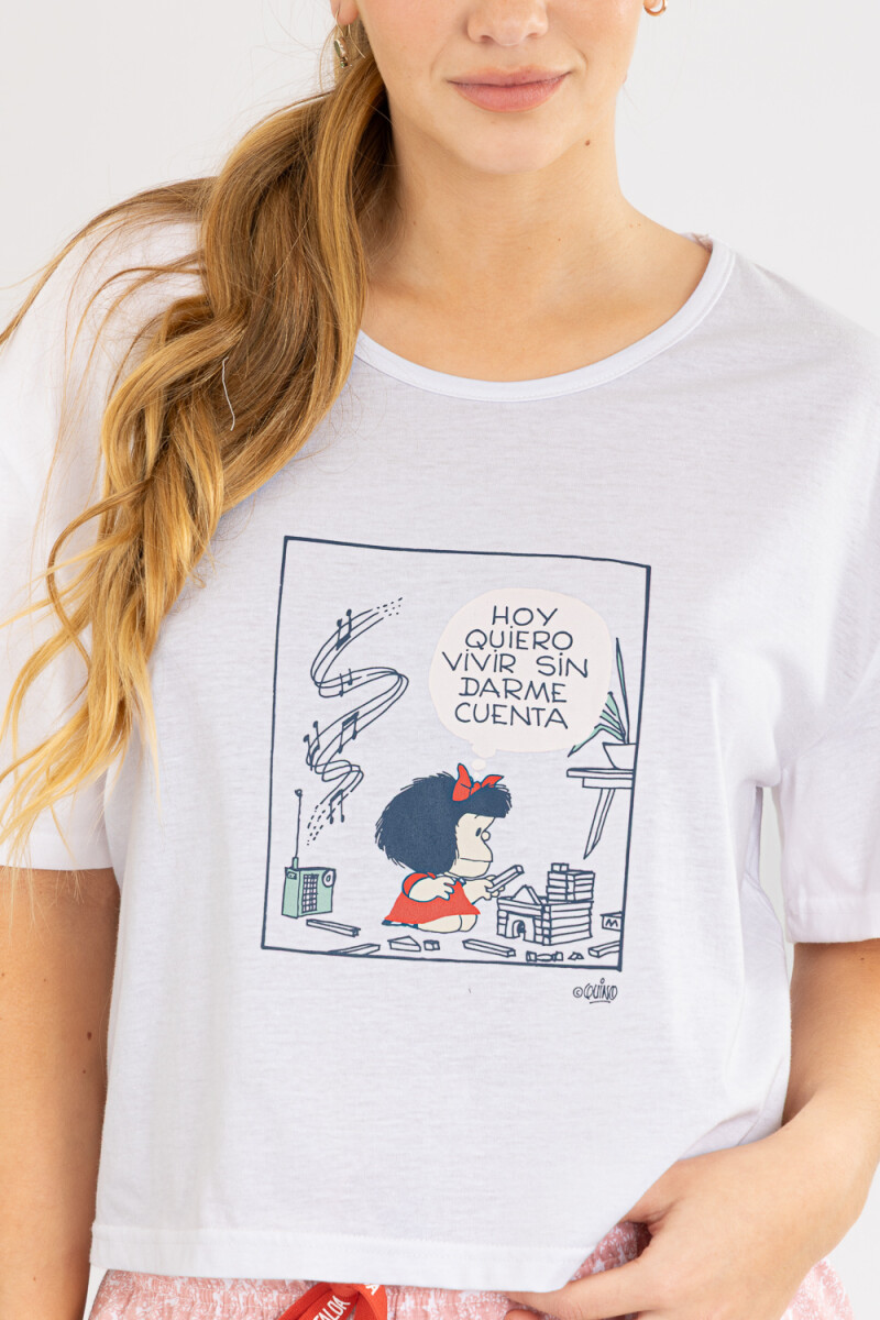 Pijama mafalda 1 Rosado