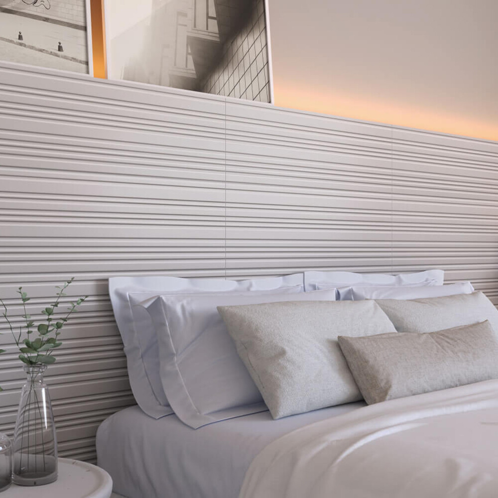 REVESTIMIENTO DIAMANTE LINEN GRIS AC "A" 30X90 CM Revestimiento Diamante Linen Gris Ac "a" 30x90 Cm