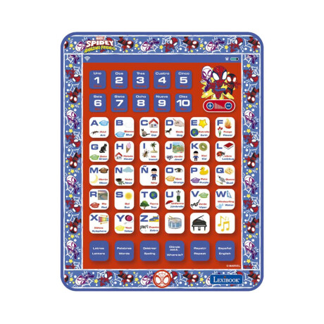 Tablet Educativa Bilingüe Digital Lexibook Spiderman