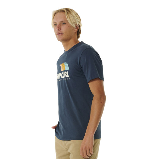 Remera MC Rip Curl Surf Revival Cruise - Azul Remera MC Rip Curl Surf Revival Cruise - Azul