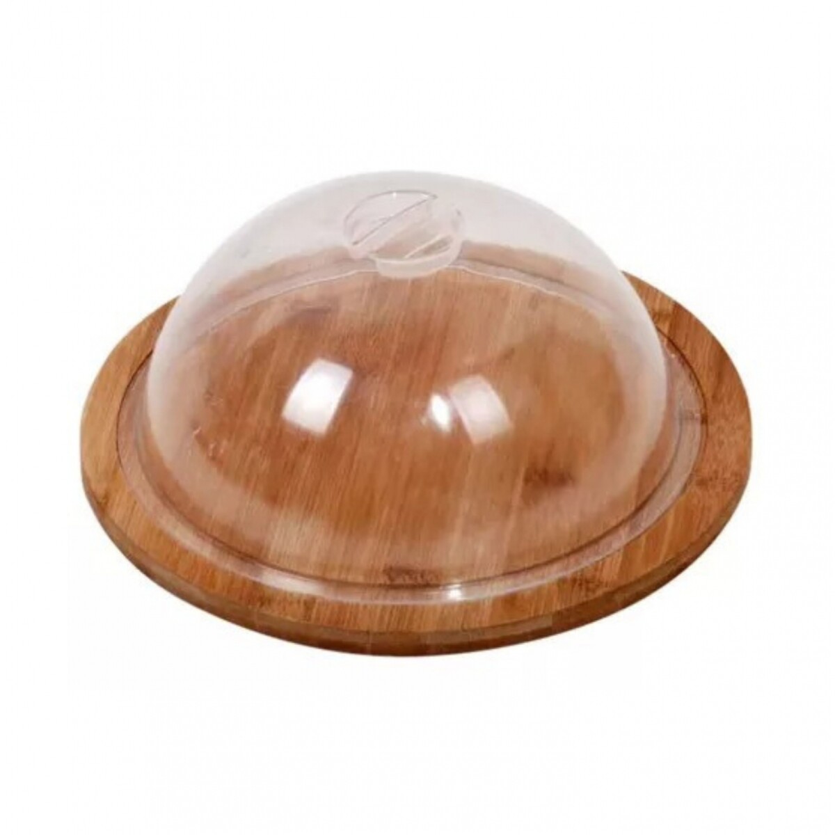Quesera de Madera - Bamboo D25x10CM 