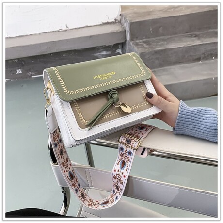 Cartera De Dama Estilo Indie Verde