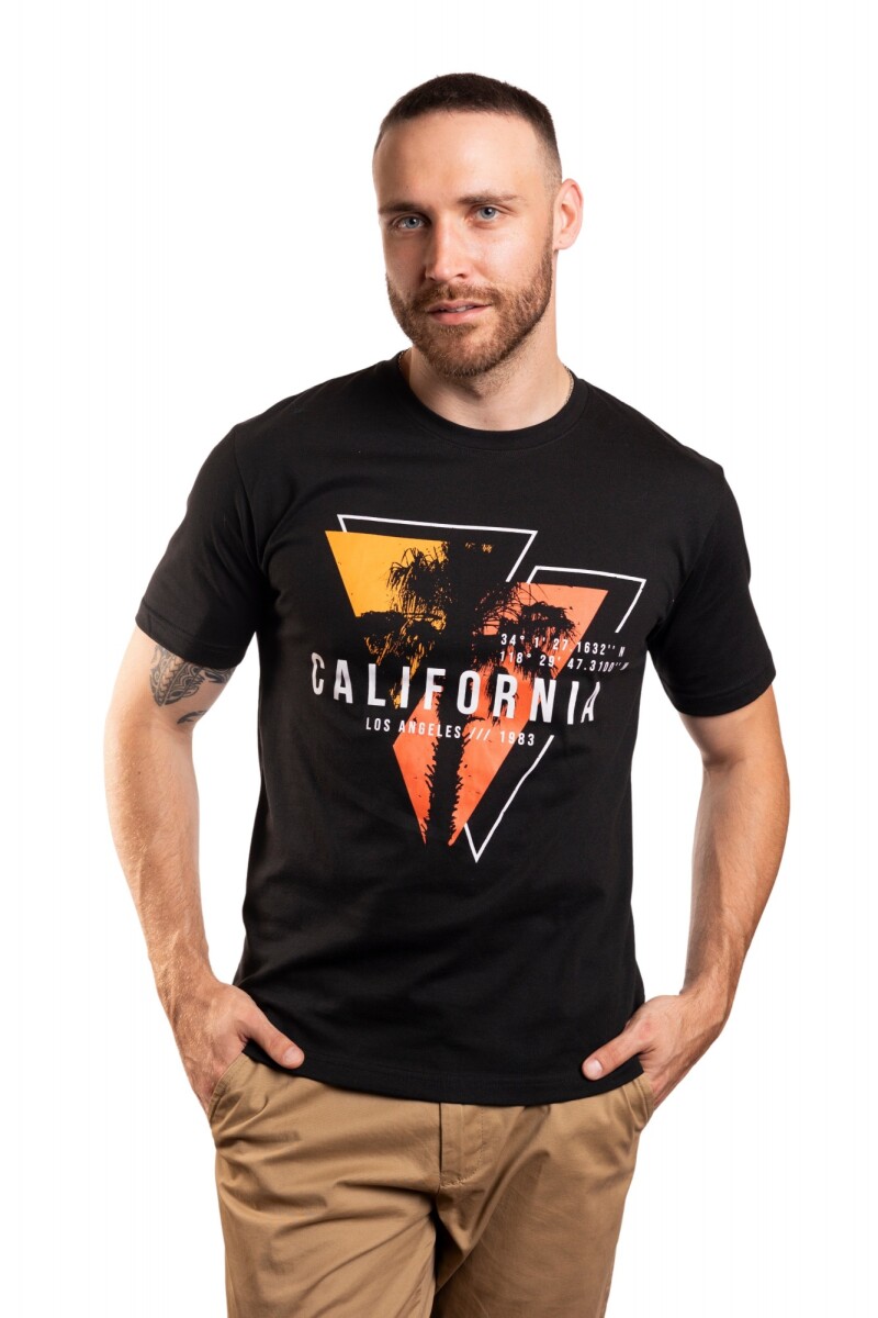 SNAKE T-SHIRT PRINT - BLACK 