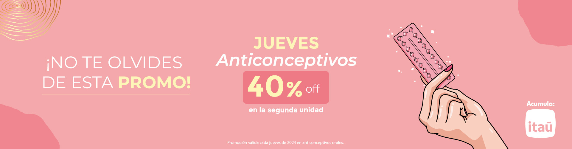 Jueves de anticonceptivas