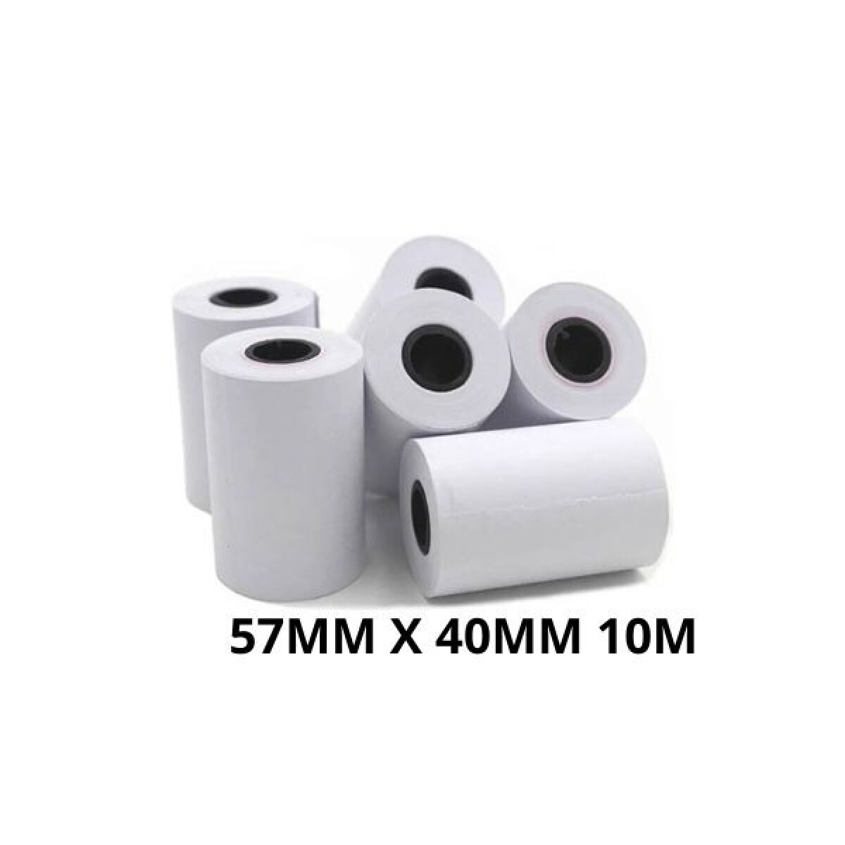 ROLLO TERMICO POS MANUAL GENERICO 57MM X 40MM 10M (****UNIDAD***) 