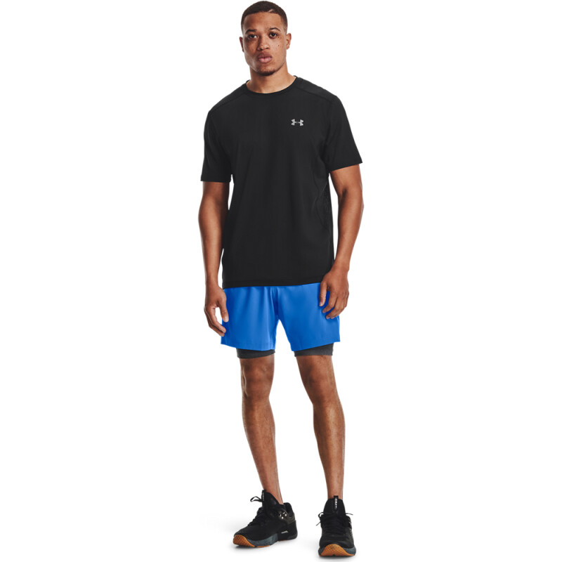UA HG Armour Shorts-WHT BLK-001