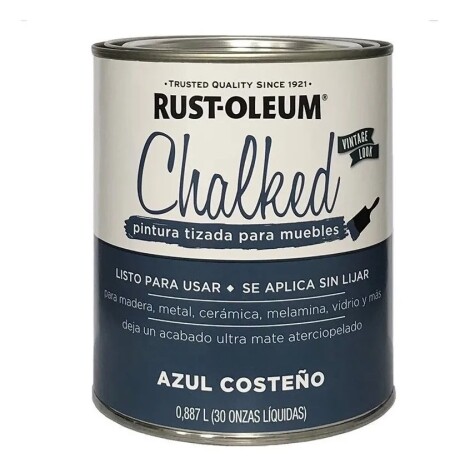 Esmalte Tizado 0.900L Azul costeño Rust Oleum