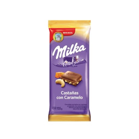 Chocolate en Barra Milka Castañas Con Caramelo 155g Chocolate en Barra Milka Castañas Con Caramelo 155g