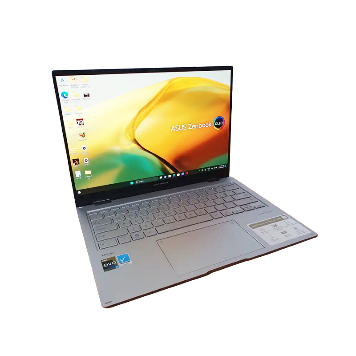 Notebook Asus ZenBook 14. AMD Ryzen 5 4500u. RAM 8GB. Disco Sólido NUEVO 240GB. Pantalla 14". Tarjeta Geforce Mx 350. Win11 