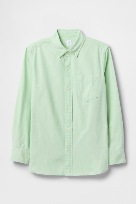 Camisa Oxford Niño Julep Green