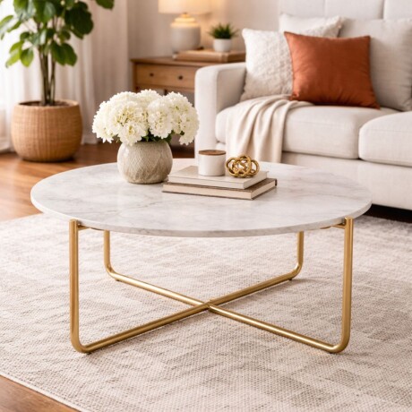 Mesa de centro TIMPA Blanco - UNICO