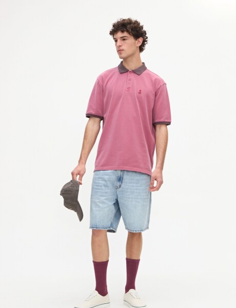 Remera polo Mikko Bordeaux