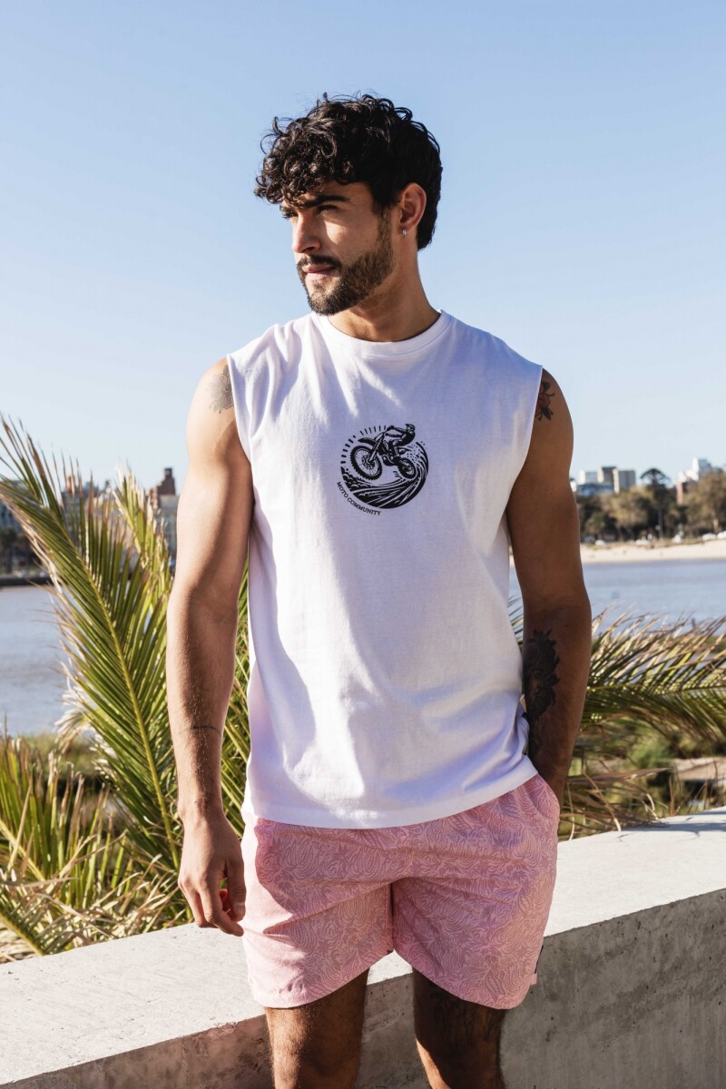 Remera Meteo Blanco