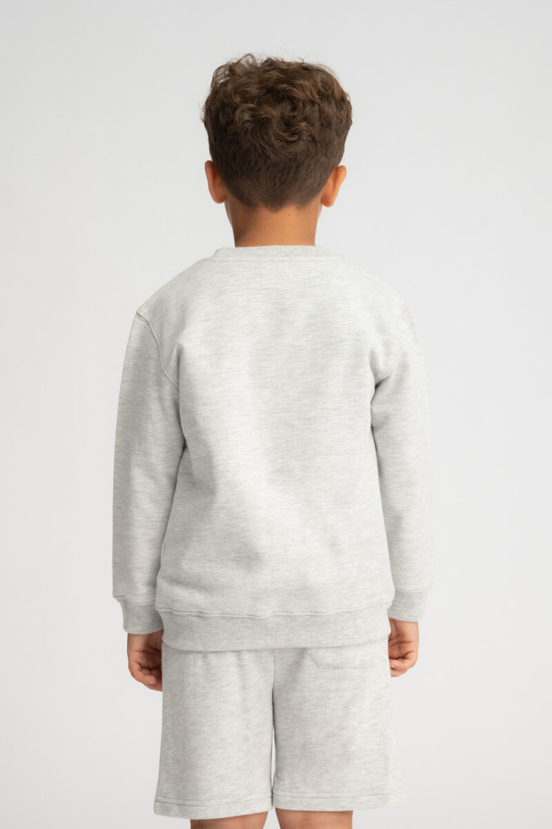 Buzo deportivo Gris Melange