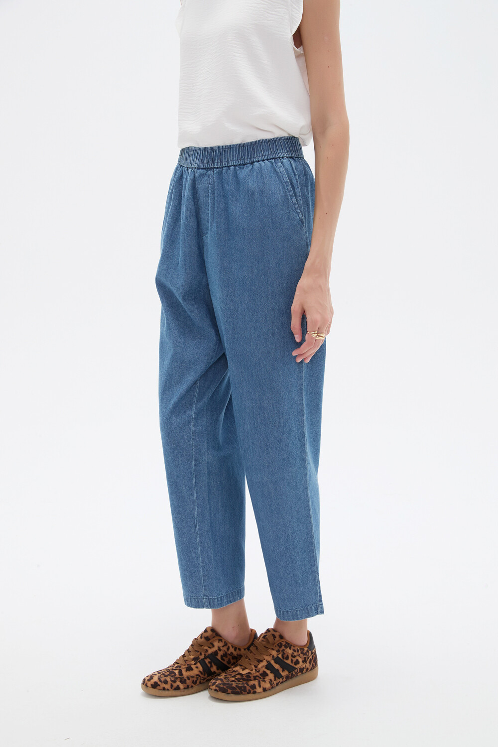 Pantalon Liru Azul Medio