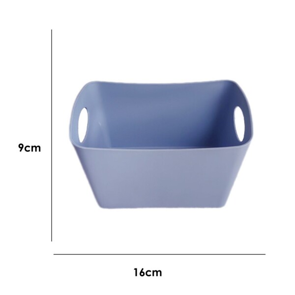 Organizador con asa S azul