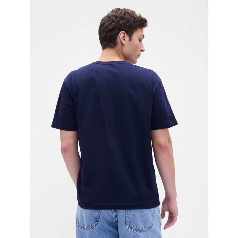 V-FRCH SS GAP VINTAGE GRAPHICS NEW NAVY