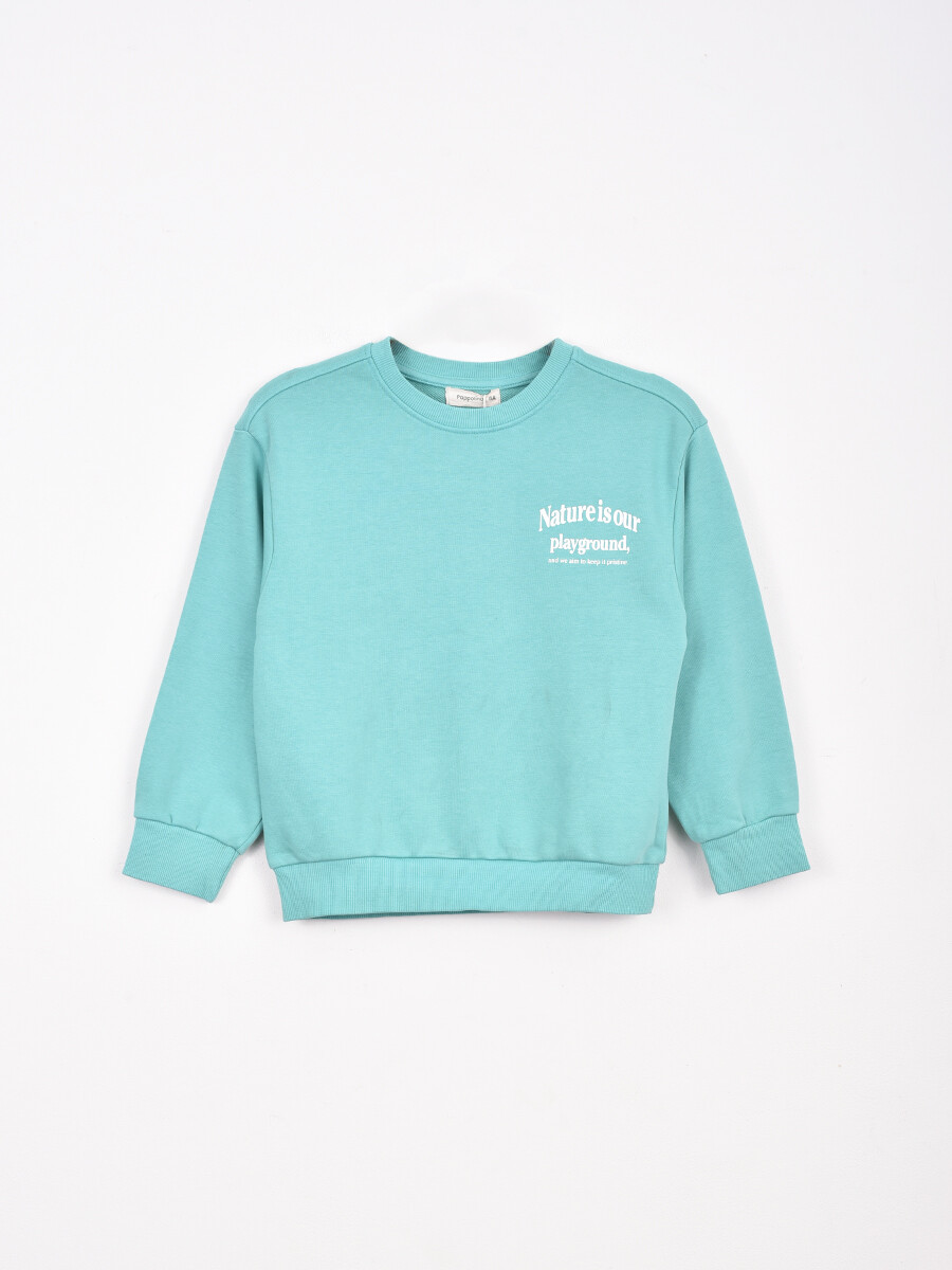 BUZO PIERO - TURQUESA 