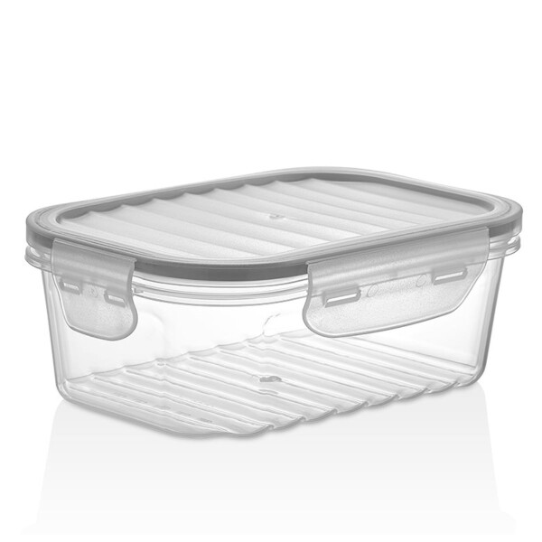Vianda transparente 1.7 L 21.5x15.9x8 cm QLUX IDEA Vianda transparente 1.7 L 21.5x15.9x8 cm QLUX IDEA
