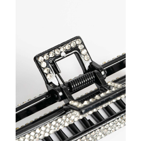 Broche Strass Negro