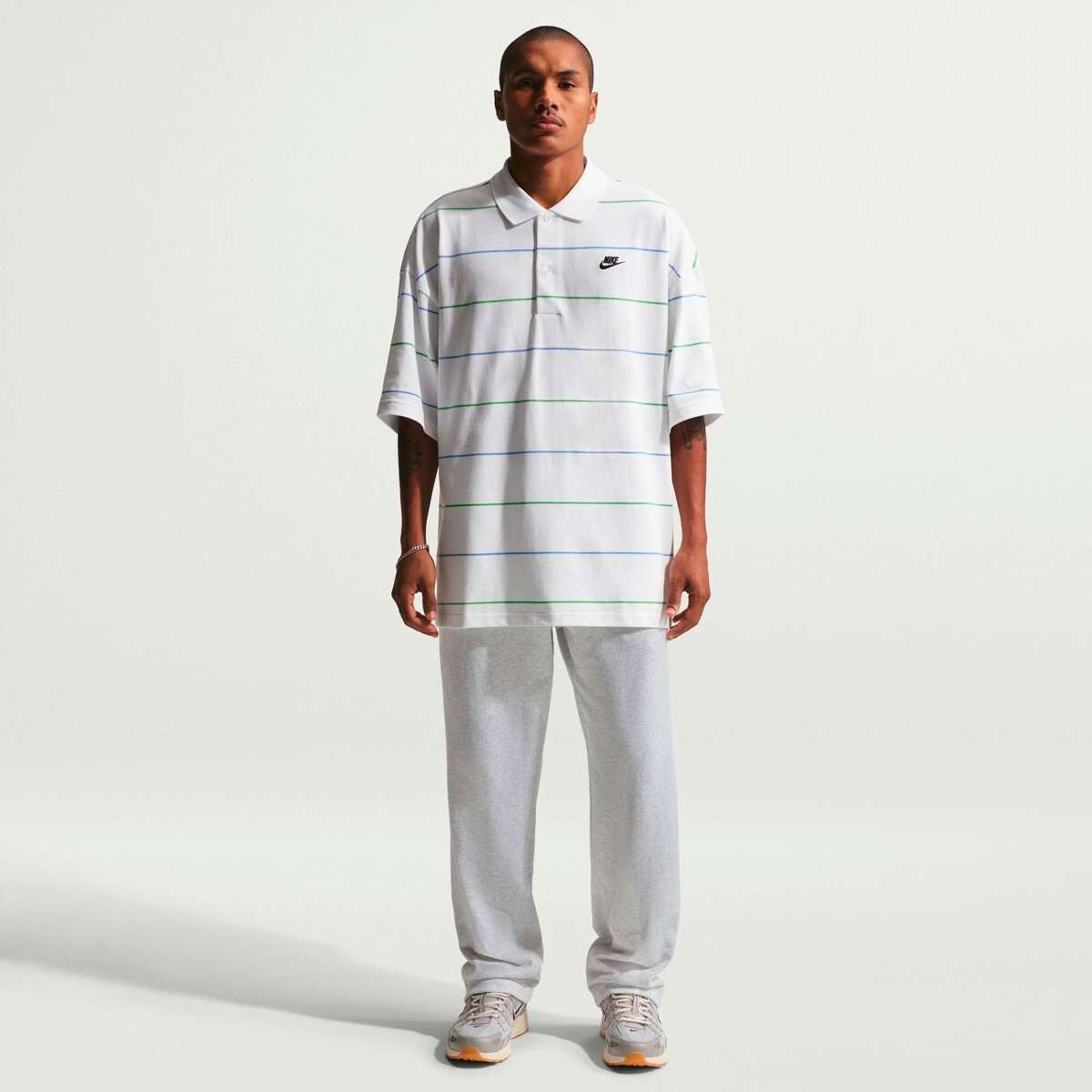 Camiseta Polo de Hombre Nike Sportswear Club - Blanco 