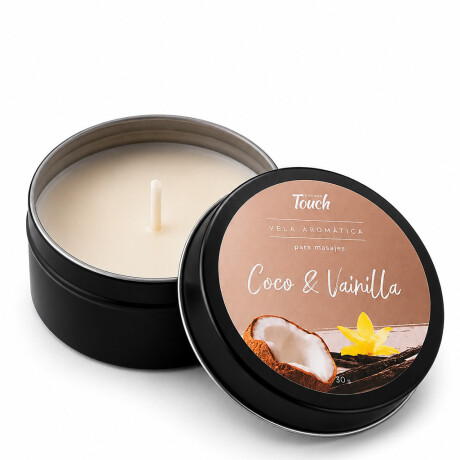 Vela Aromática De Coco y Vainilla Vela Aromática De Coco y Vainilla