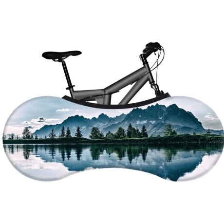 Funda Cubre Bicicleta Elástica Anti Polvo 160 X 55cm Paisaje