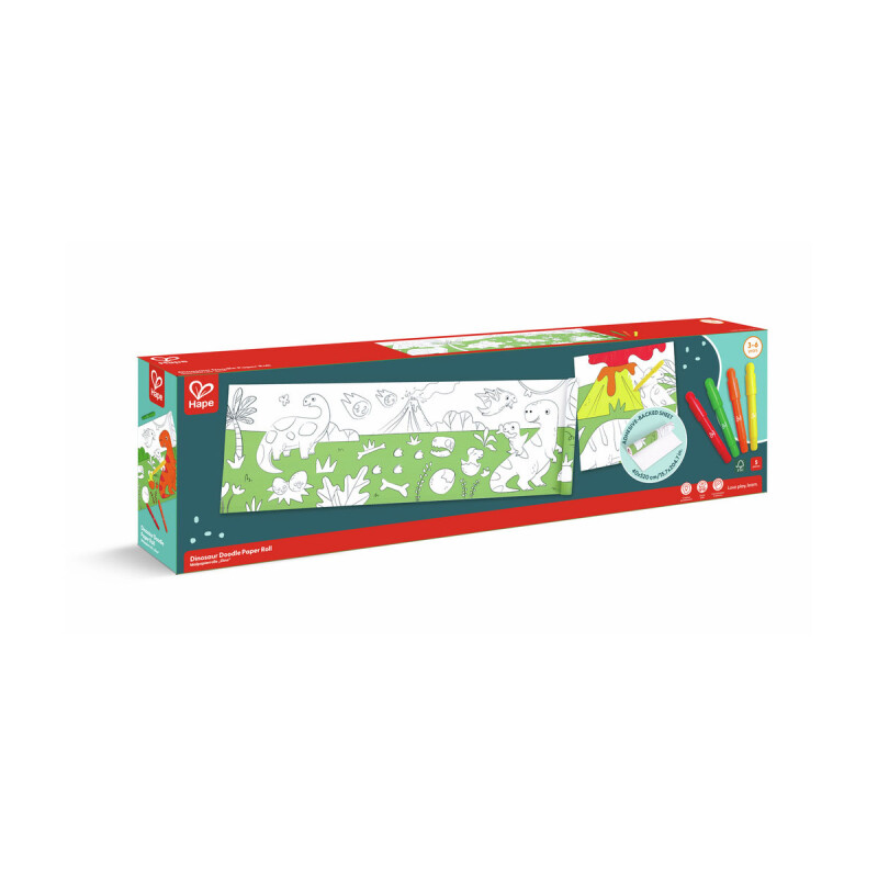 Rollo de Papel para pintar Dinosaurios Hape Rollo de Papel para pintar Dinosaurios Hape