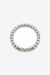 Pulsera metallic plateado