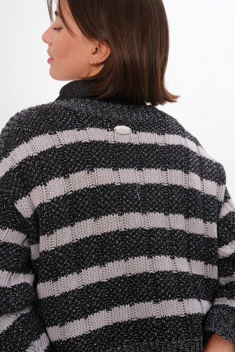 Sweater Serena Negro/Gris