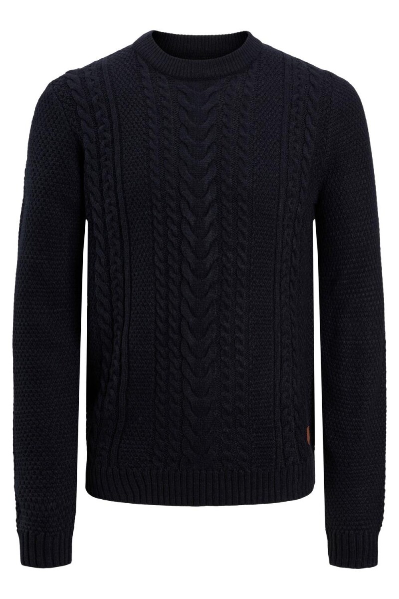 Sweater Craig Tejido Texturizado Navy Blazer