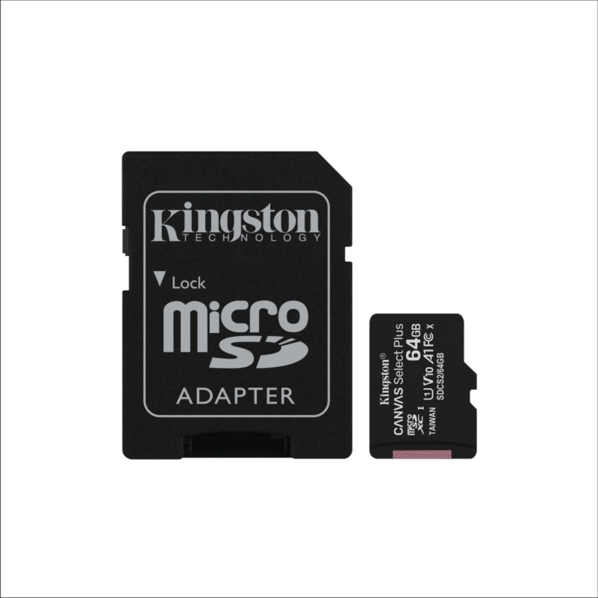 Memoria MicroSDXC Kingston SDCS2 64GB cadap Clase 10 