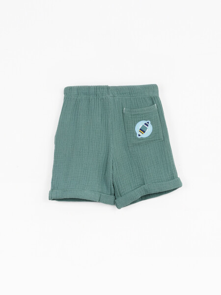 SHORT NICOLE TURQUESA