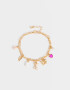 Pulseras Flexibles Pulsera Con Multidijes - Dorado