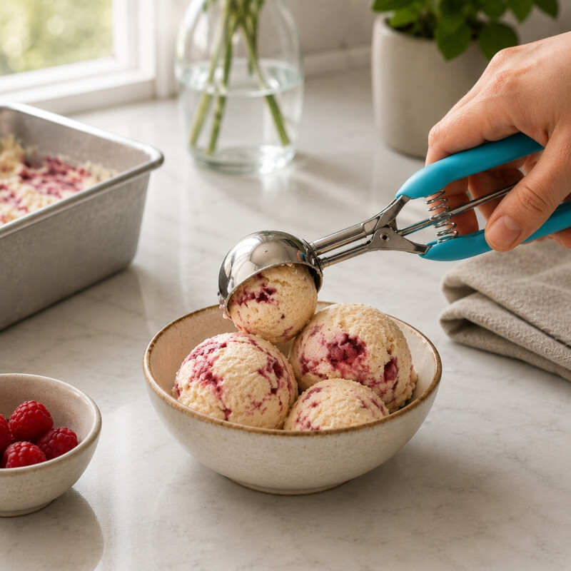 Cuchara para Helado 6x23cm INOX