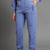 Babucha Dama Alg.C/Felpa Rusty Azul Claro