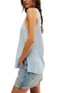 LOVE LANGUAGE SOLID TANK Azul