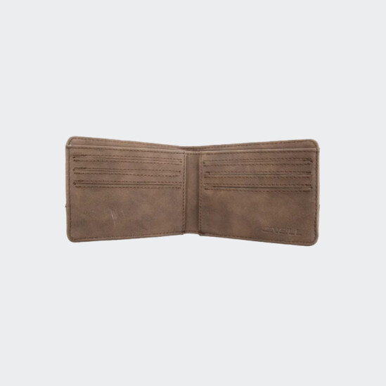 Billetera O Neill Triple Label Marrón