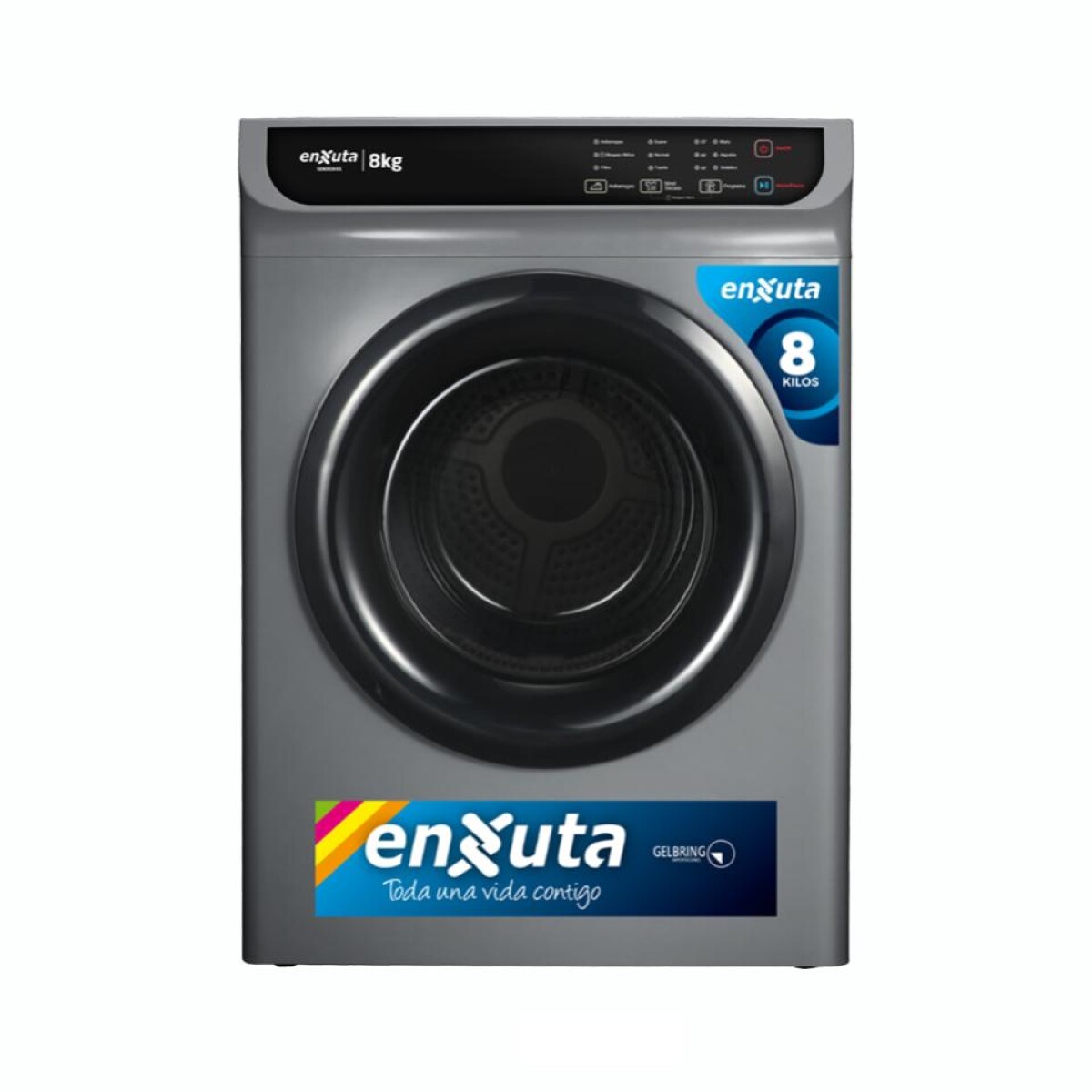 Secarropas ENXUTA SENX080S Carga Frontal Capacidad 8Kg 