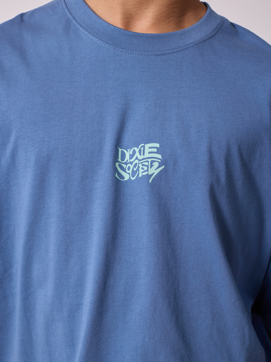 T-SHIRT TULAN DIXIE Azul Piedra