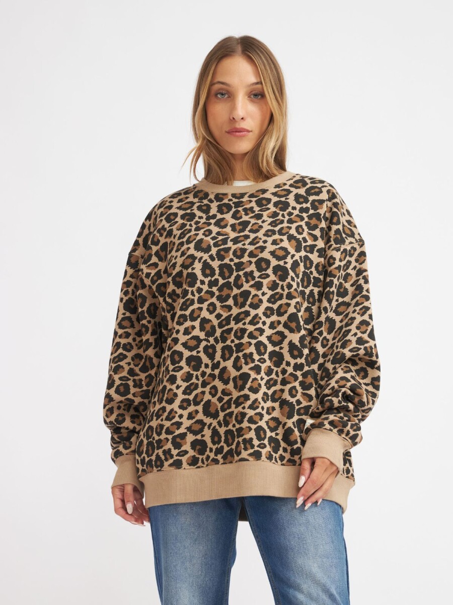 Buzo Animal Print N+ - Beige 