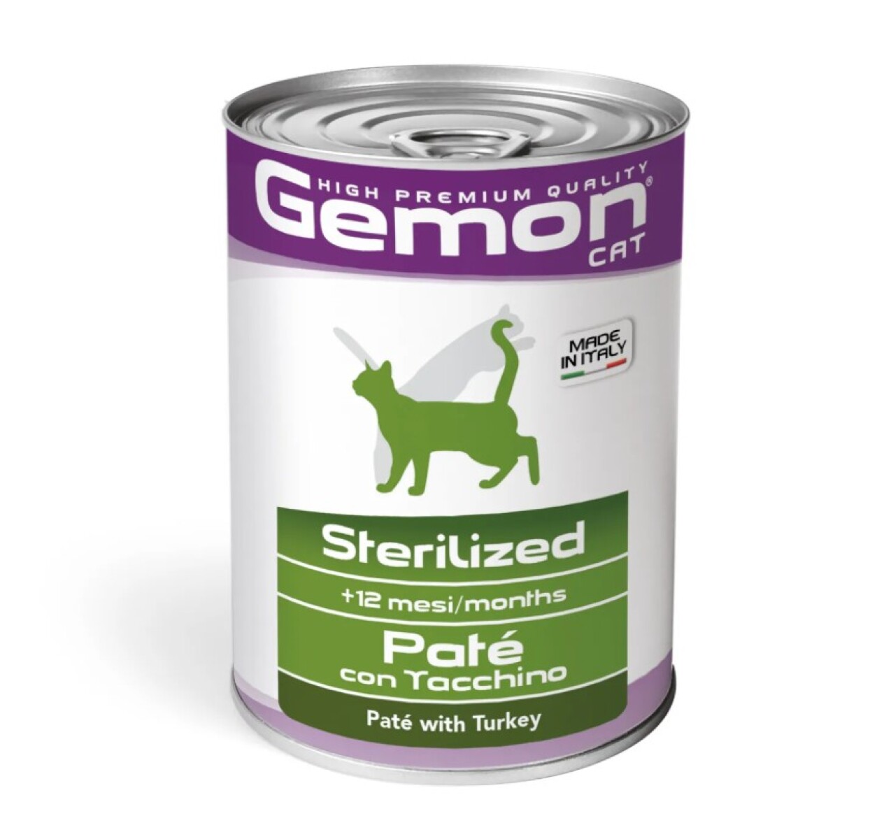 GEMON CAT STERILIZED WITH TURKEY 400 GR 