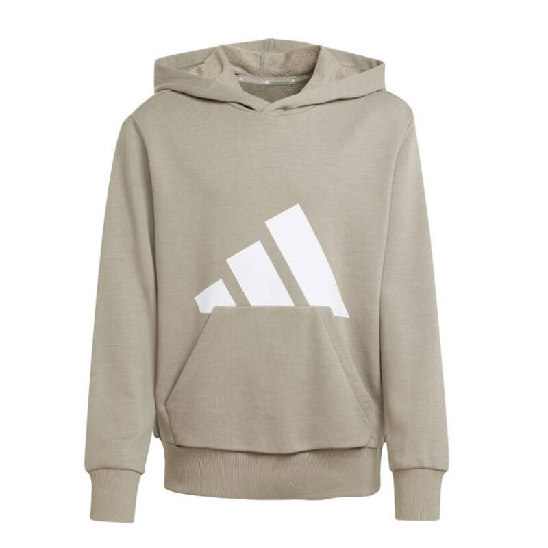 Canguro Infantil Adidas Essentials Jrs Beige Oscuro - Blanco