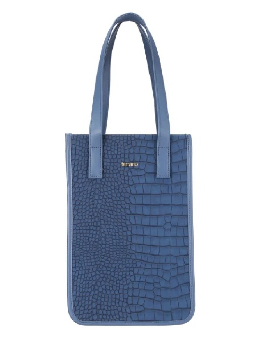 MATERAS BOLSITO TERRANO CROCO - AZUL 