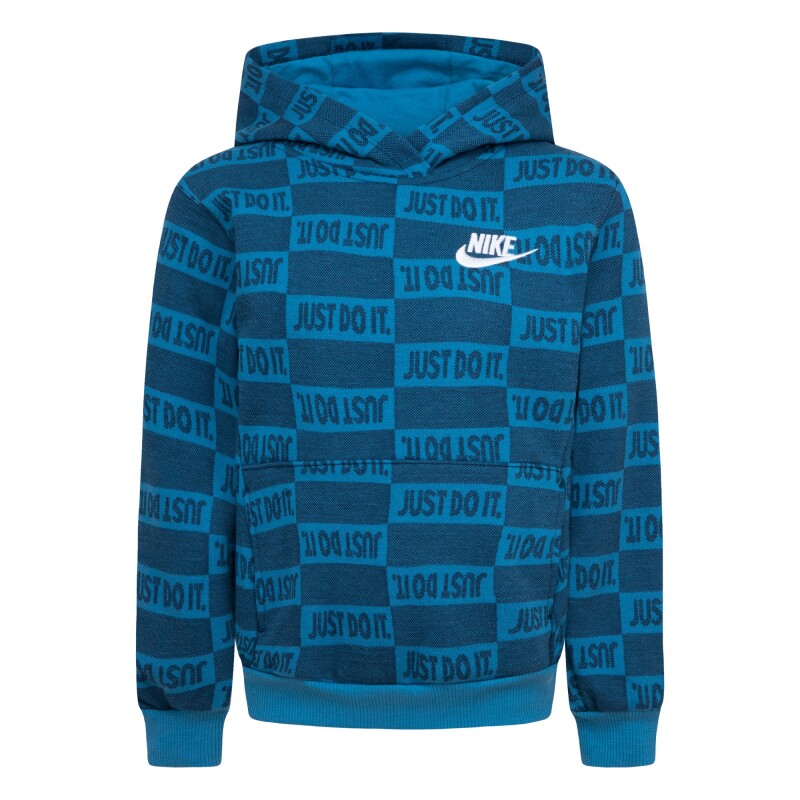 Abrigo Textured Club Felpa Polera de Niño Azul