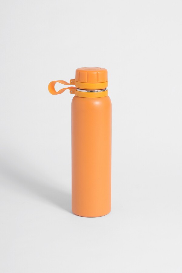 Botella de acero 850 ml naranja