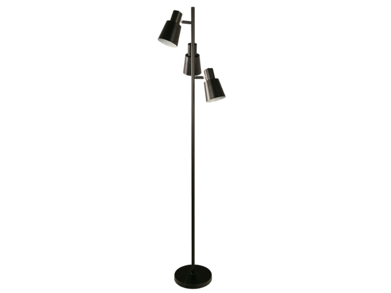 VELADOR DE PIE SOFI 3L E27 CHAPA NEGRO 