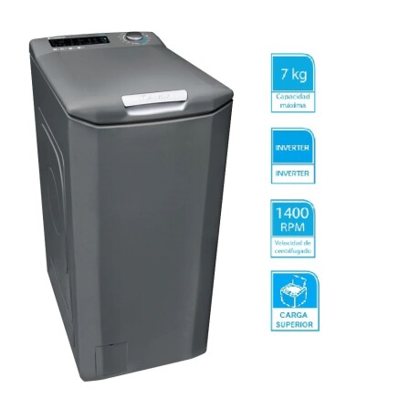 Lavarropa Carga Superior Candy 7 KG Inverter 001